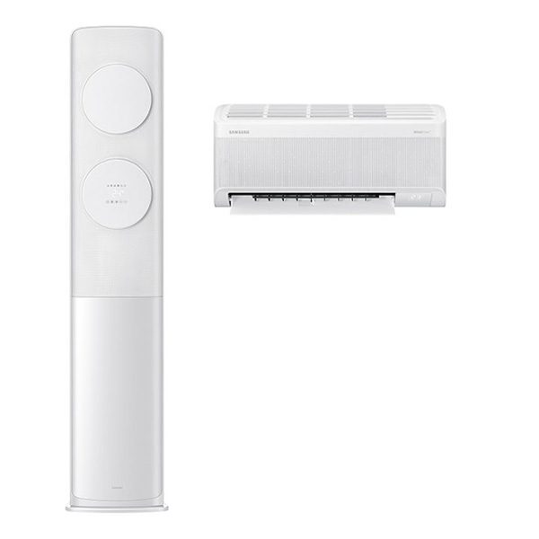 비스포크 AI 2in1 에어컨 19평형+6평형 메탈 화이트 렌탈