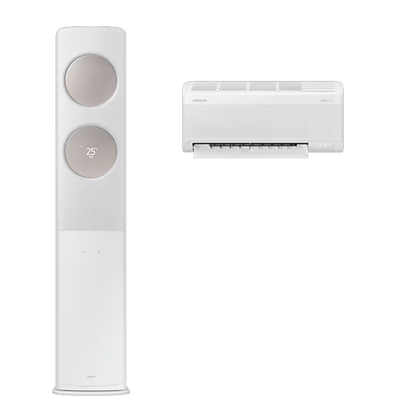 비스포크 AI 무풍 클래식 2in1 에어컨 17평형+6평형 (화이트베이지) 렌탈